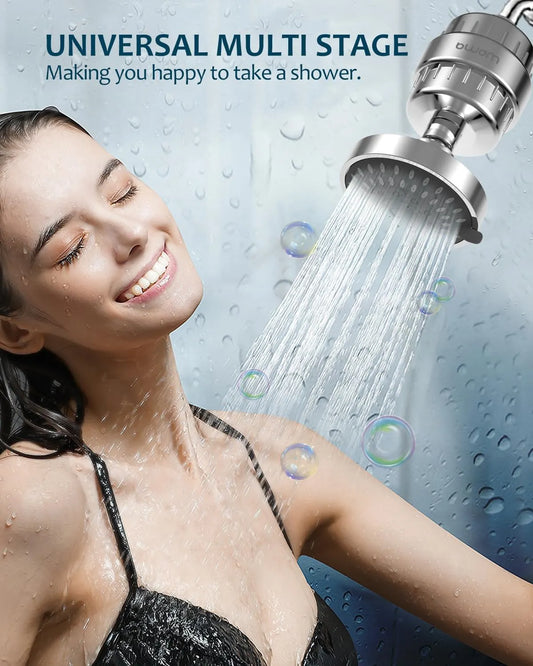 Anti Hair Fall Shower Filter – 20 Stage Water Softener & Chlorine Remover