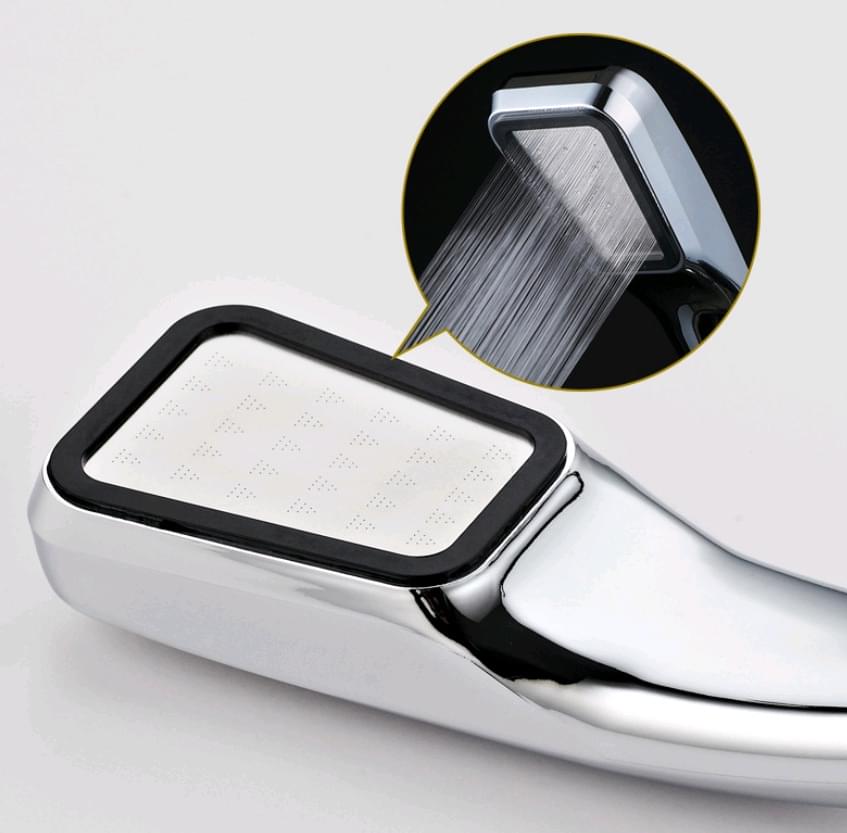 300 Hole Pressurized Shower Head Square Hand Shower - Image 7